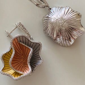 Lotus Earring 925 Sterling Silver